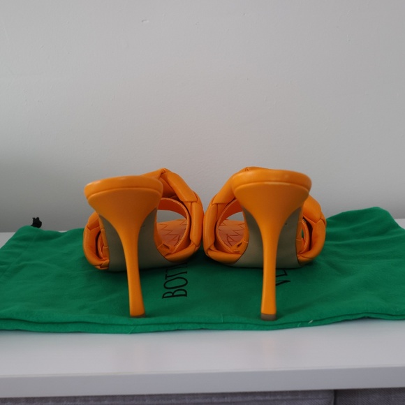 Bottega Veneta Lido Mules Color Tangerine - Picture 4 of 14